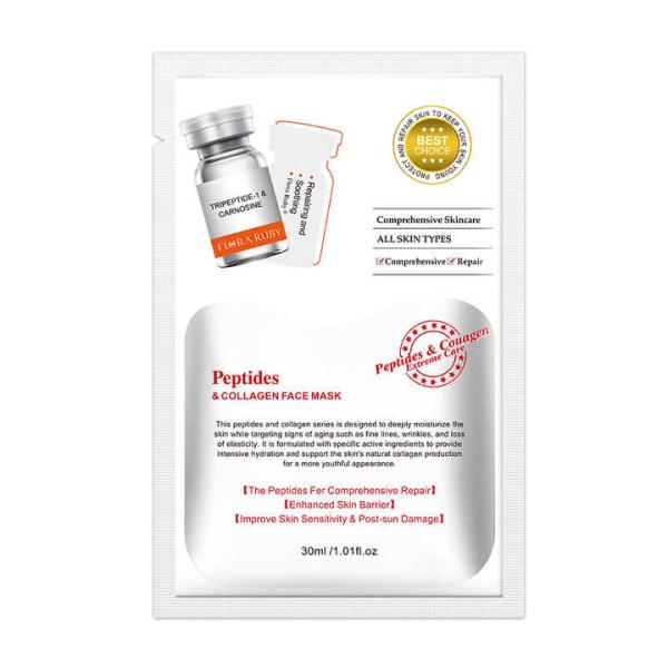 Custom Organic Beauty Skin Care Sheet Collagen Face Mask Repairing Moisturizing Facial Mask