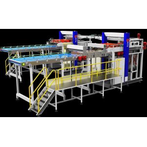 PLC Industrial Full Cans Beverage Palletizer High Speed 15Kw 380V