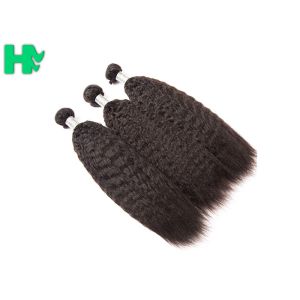 China 8’’-30’’ Virgin 100% Natural Human Hair Extensions Kinky Straight Double Weft on sale
