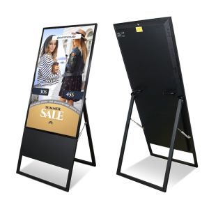 32inch all in one monitor multimedia led advertising totem pc big advertising