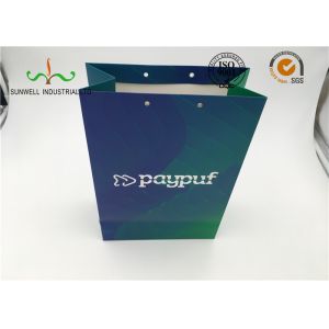 OEM Custom Luxury Gift Craft Shopping White Kraft Paper Bag With Handle