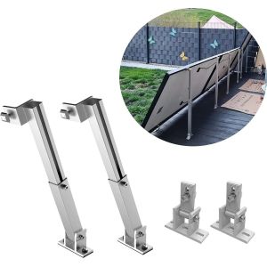 Quality Adjustable Solar Metal Roof Bracket for RV System Aluminum Energy Solar Ground Product for sale