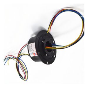 Big Flange Hollow Shaft Slip Ring IP54 0-100rpm Rotation Cement Machinery