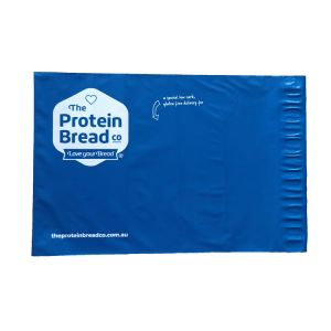 14x18in 2.5mil blue print poly garment bags colored poly shipping bags large