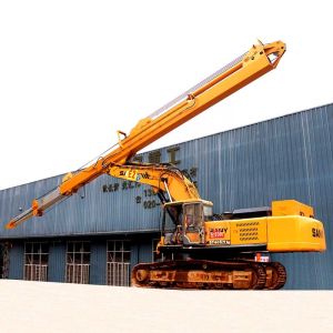 Three Section Inserted 55T Excavator Telescopic Boom Arm Three Section