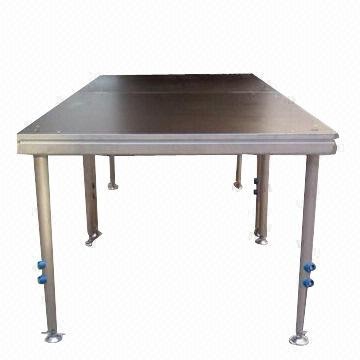 Buy 4ft*4ft  Size 2ft-3ft-4ft   Adjustable Height  Waterproof Wood Moving Portable Stage Platforms Anti-slip at wholesale prices
