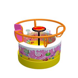 Customized Different Capacity Kids Soft Play Equipment Set Manual Foam Turntable