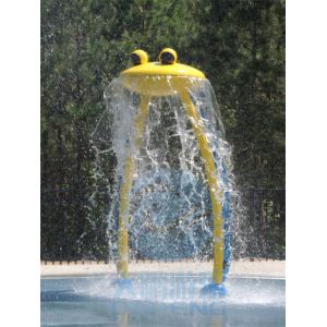 Kids Water Splash Pad SS 304 Frog Waterfall Fountain For Swimming Pools