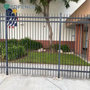 Child Safe Tubular Steel Fence Rounded Edges
