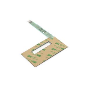 Aluminum Foil ESD Shielding Membrane Switches with Male Connector and Embossed