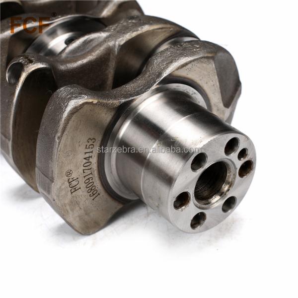 Building Material Shops S1341-12281 FCF DCT Forged Steel Crankshaft for Excavator SK200-8 Engine J05E