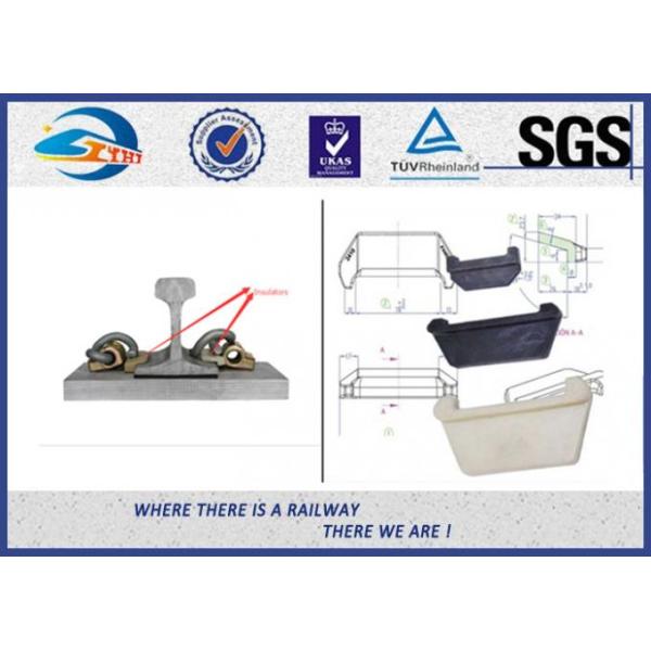 PA66 Rail Nylon Insulator Plastic and Rubber Part for Railway Fastening System