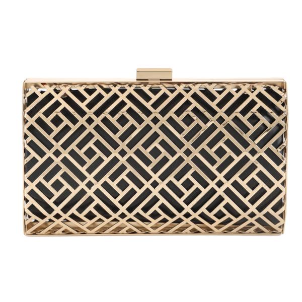Buy DIY Engagement Gift Gold Hollow Out Clutch Frame at wholesale prices