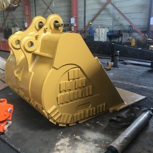 Heavy Duty Excavator Rock Drilling Bucket Q460 12m3 Capacity