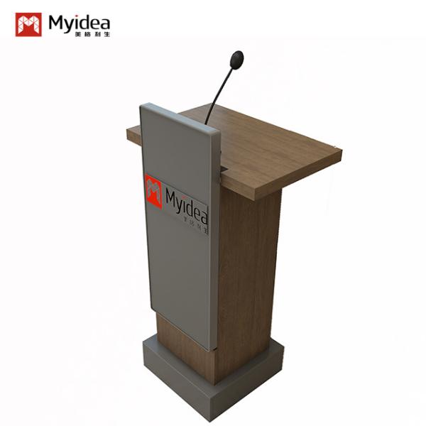 Support customization Compact Podium High Durability Conference Room Table for