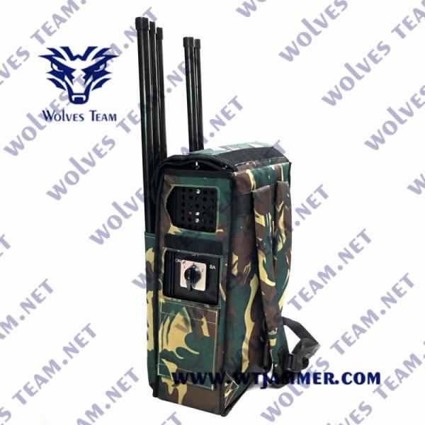 Buy 80W RF Backpack Signal Jammer GSM 3G 4G 5G 220W at wholesale prices