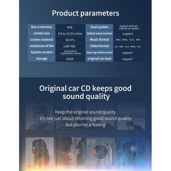 Ouchuangbo car audio gps navi system for 8.8 inch Audi A4 A5 2009-2016 android 9.0 OS 4GB+64GB octa 8 core