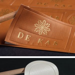 Custom Leather Labels Perfume Private Candle Label Tag for Bottles