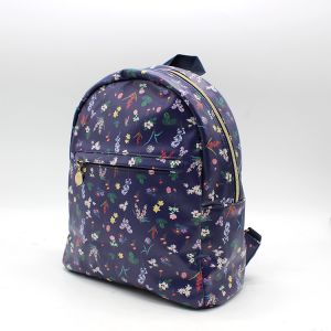 24cm 28cm Womens Waterproof Backpack Nylon Floral Backpack Purse