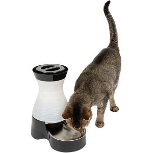 Stainless Steel Automatic Pet Food Station With Microchip