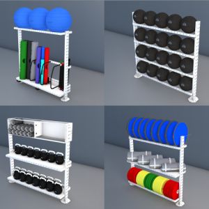 Customized Commercial Exercise Power Rack Gym Fitness Equipment