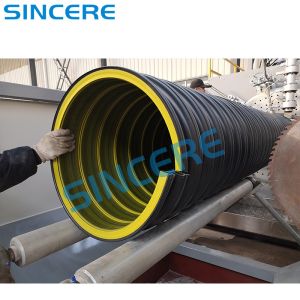 Inner Ribs Reinforced Plastic HDPE Spiral Corrugated Pipe Extrusion Machine
