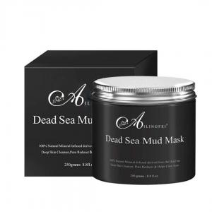 Quality Black Dead Sea Mud Facial Mask Whitening Deep Cleaning 250g/pc for sale