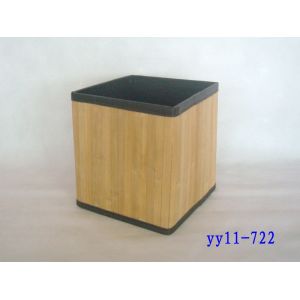Quality folding bamboo storage basket for sale