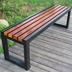 antirust 3 Seat 1500mm Cast Iron And Wood Garden Bench