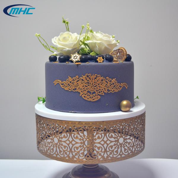 Buy Edible Flexible Silicone Baking Utensils Cake Lace Mats Disposable Customized at wholesale prices