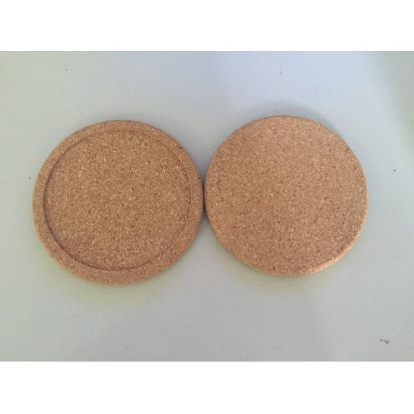 New Style Cork Coaster with silkscreen shrink wrapped packing, customized size is available