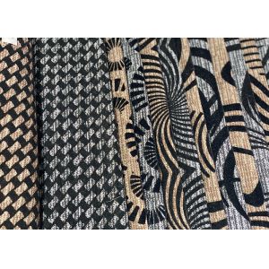 150cm Heap Jacquard Sofa Fabric 100% Polyester Shrink Resistant