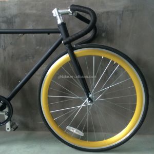 Alloy Pedal 2016 High End Men Style 700C Single Speed Belt Drive Road Bike/Fixie