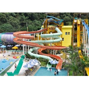 Adult Spiral 12m Swimming Pool Water Slide
