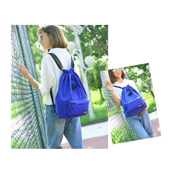 Leather Drawstring Shopping Bags Promotional Durable Wear - Resistant