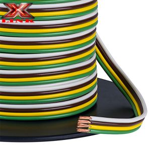 7 6 5 4 3 2 Cores Automotive Tractor Trailer Light Break Away Cable OFC Copper