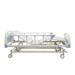 Manual 2 Cranks Medical Hospital Bed With Dining Table