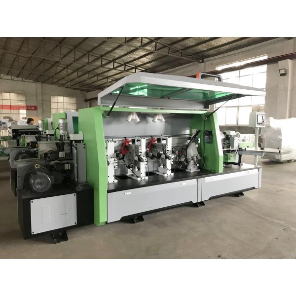 Buy Automatic Edge Banding Machine With Gluing End Trimming Double Trimming Scraping Buffing 6 Functions at wholesale prices