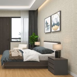 Support customization Modern Minimalist Wood Single Bed For Dormitory Use