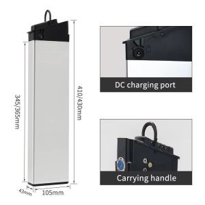 36V 48v Foldable Electric Bicycle Battery Pack Deep Cycle