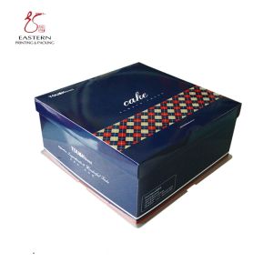 Colourful 350gsm Cardboard Personalised Cake Boxes , Pastry Packaging Box With