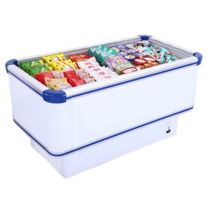 China Manual Defrost 535L Commercial Chest Freezer With Static Cooling System on sale
