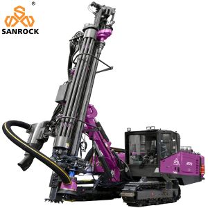Hydraulic Borehole Drilling Rig Machine Mining Crawler DTH Drilling Rig