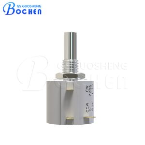 China Panel Mount Precision Multiturn Wirewound Potentiometer 7286 2w 10k on sale