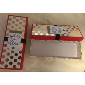 Customized Cosmetic Packaging Box Toiletries Box With Lining