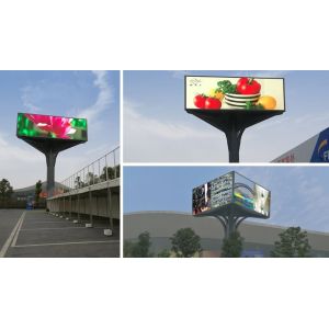 SMD IP65 Outdoor Full Color LED Display Screen P10 Building Advertising LED