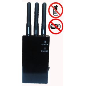 Lightweight Cell Phone Frequency Blocker , 500mw Handheld Cell Phone Jammer