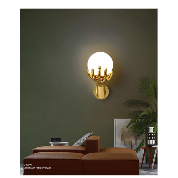 Modern Bedroom corridor Wall Lamp Luxury Living room Art Designer Creative ackground Wall Lamp(WH-OR-255)