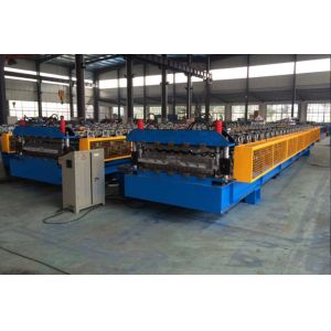 Quality 5T Roof Panel Double Layer Roll Forming Machine 0.3-0.8mm 18 Stations for sale