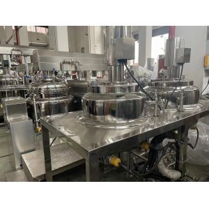 Chemical liquid soap making machine homogenizer mixer cosmetic heating stainless
